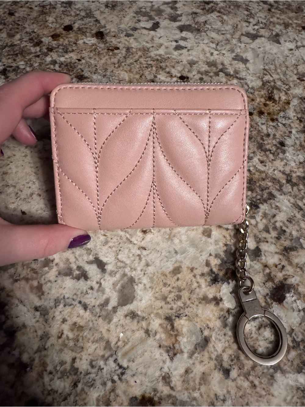kate spade Pink Quilted Leather Wallet - Picture 2 of 4